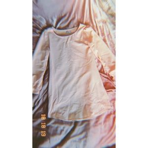 Tobi Peach Long Sleeve Dress Small